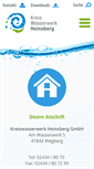 Mobile Screenshot of kreiswasserwerk.de